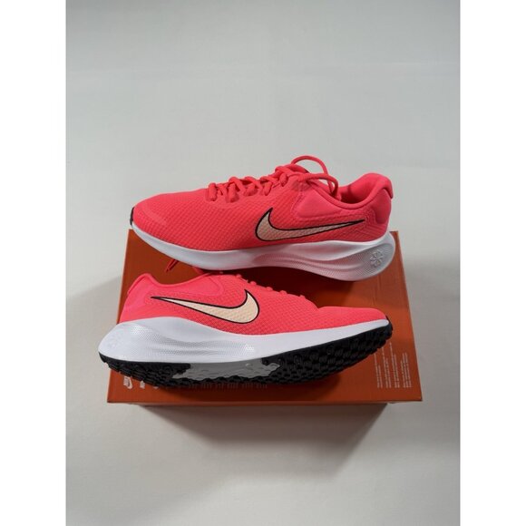 New Women’s Size 9 Hot Punch Nike Revolution 7 Running Shoes FB2208 602 - Picture 4 of 10